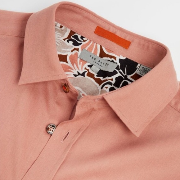 Ted Baker London ACTOR military style shirt 4 / L - Picture 2 of 7